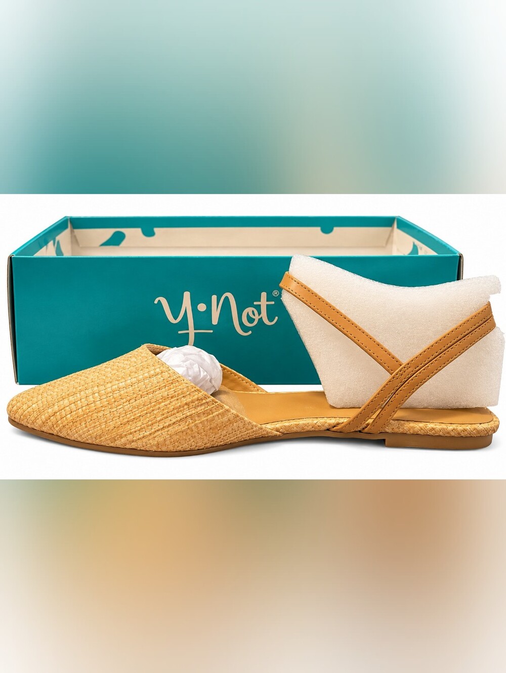 Raffia & A Hint Of Gold Woven Pointed Sandals